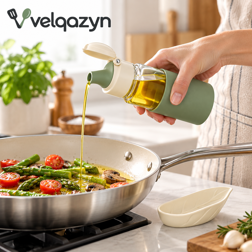Velqazyn™ PourLeaf Oil Bottle Cradle