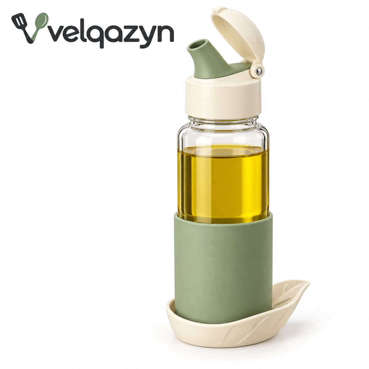 Velqazyn™ PourLeaf Oil Bottle Cradle
