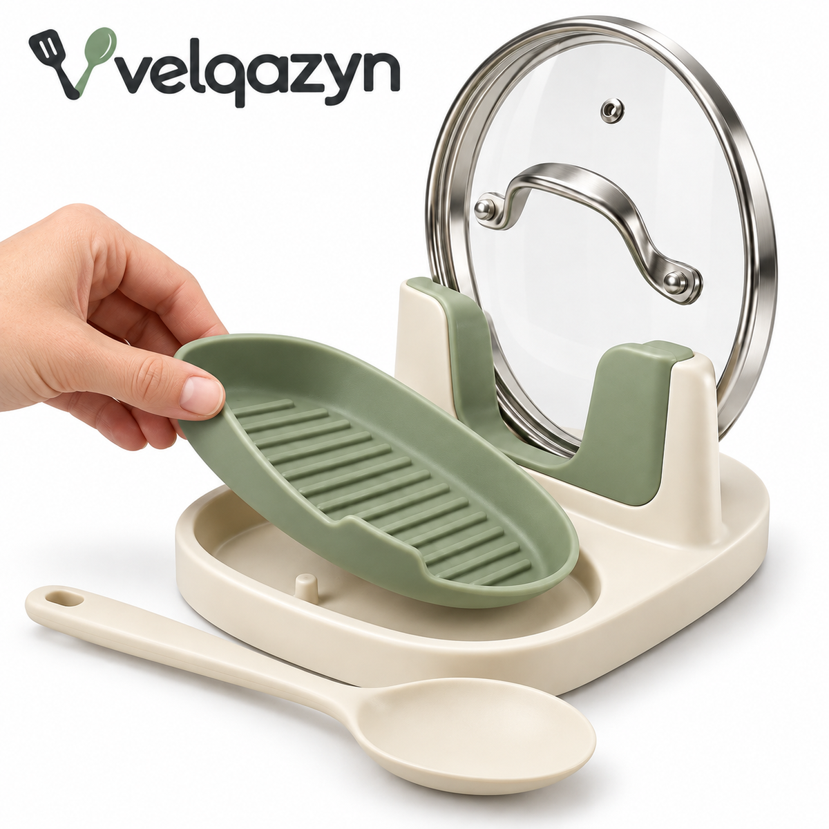 Velqazyn™ RestArc Spoon & Lid Stand
