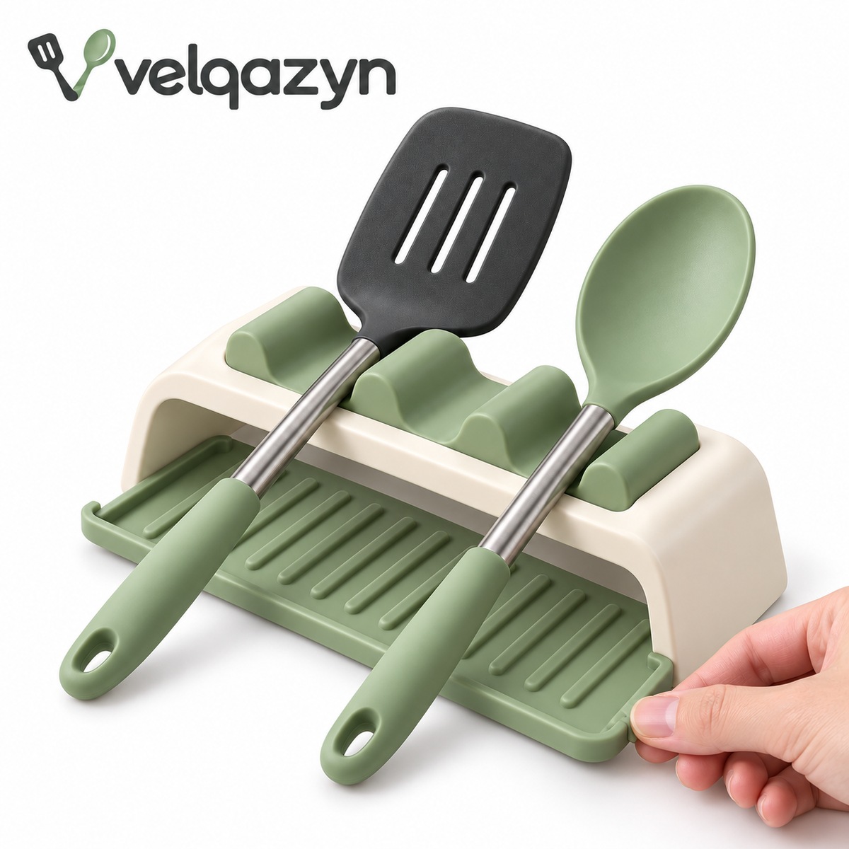 Velqazyn™ RinseRail Utensil Rest
